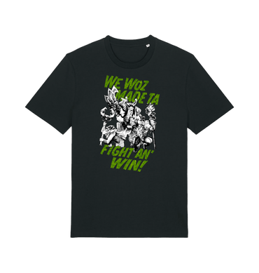 Black Printed T-shirt Front