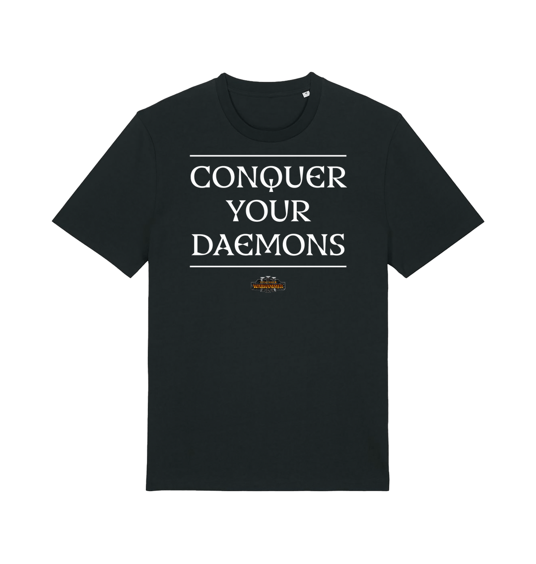 Black Printed T-shirt Front