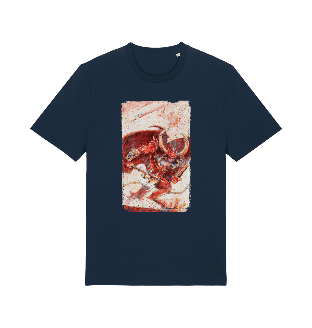 French Navy Printed T-shirt
