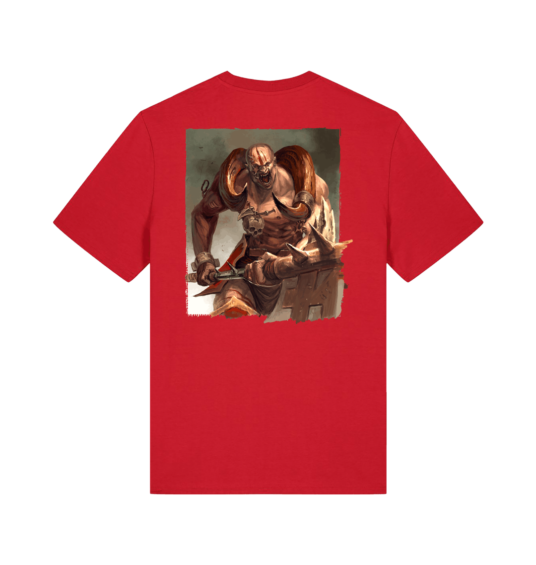 Red Printed T-shirt Back