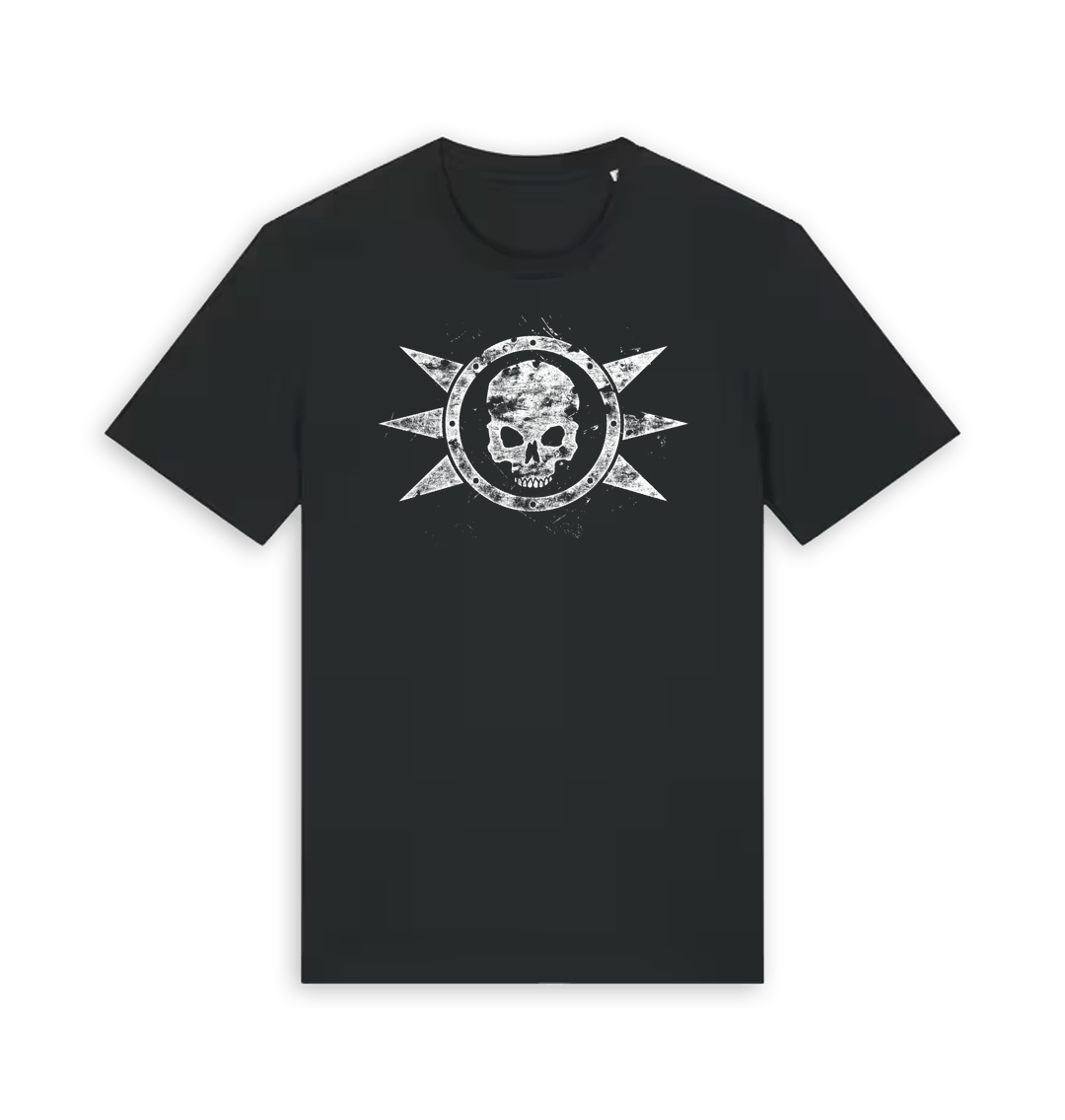 Black Printed T-shirt Front