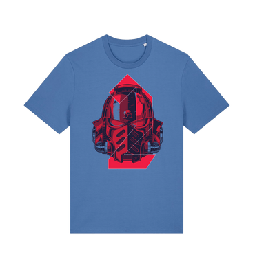 Bright Blue Printed T-shirt Front