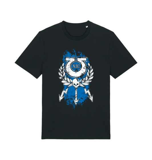 Black Printed T-shirt Front