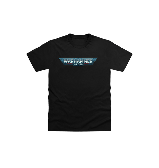 Black Printed Kids T-Shirt Front