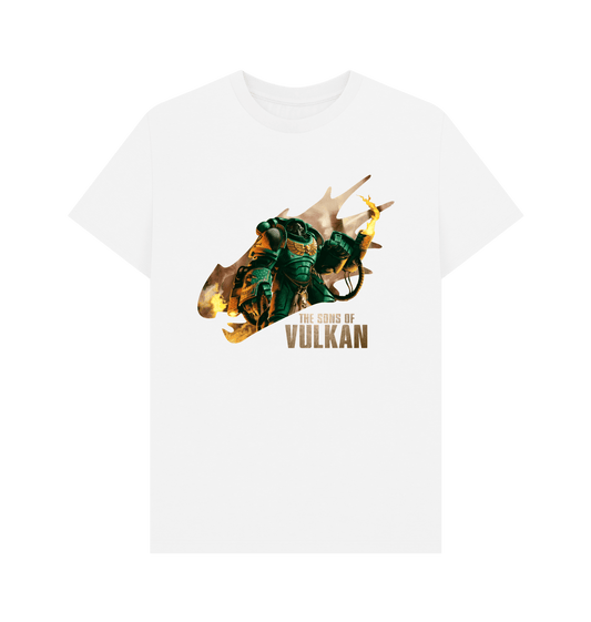 White Salamanders 'Sons of Vulkan' White T Shirt