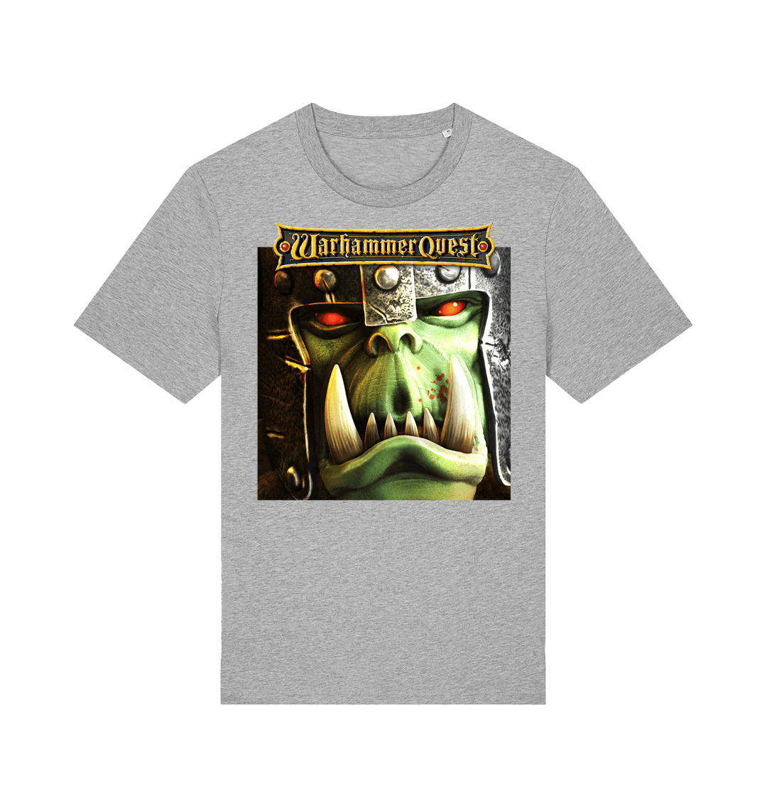 Heather Grey Printed T-shirt Front