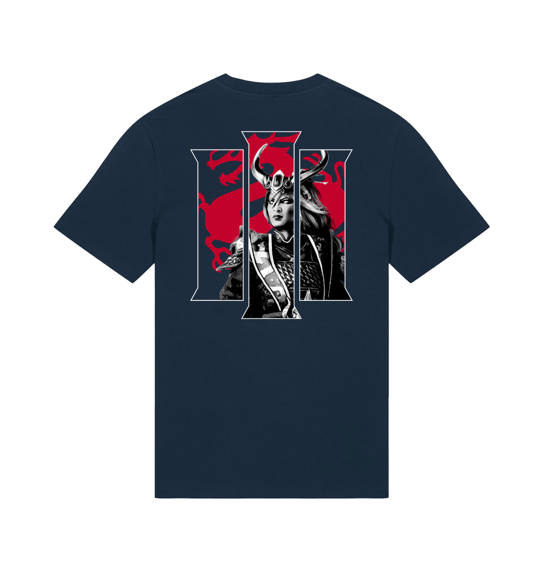 French Navy Printed T-shirt