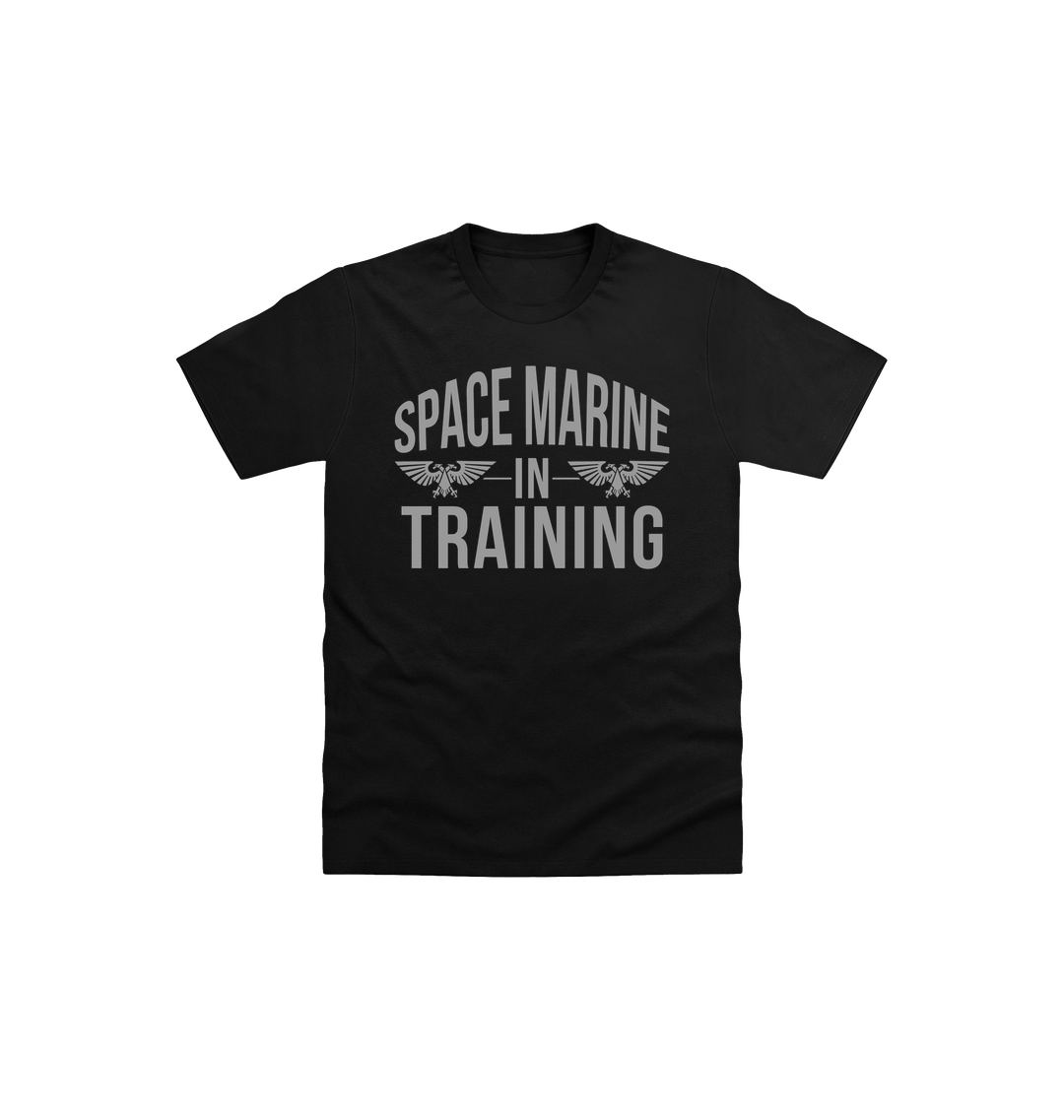 Black Printed Kids T-Shirt