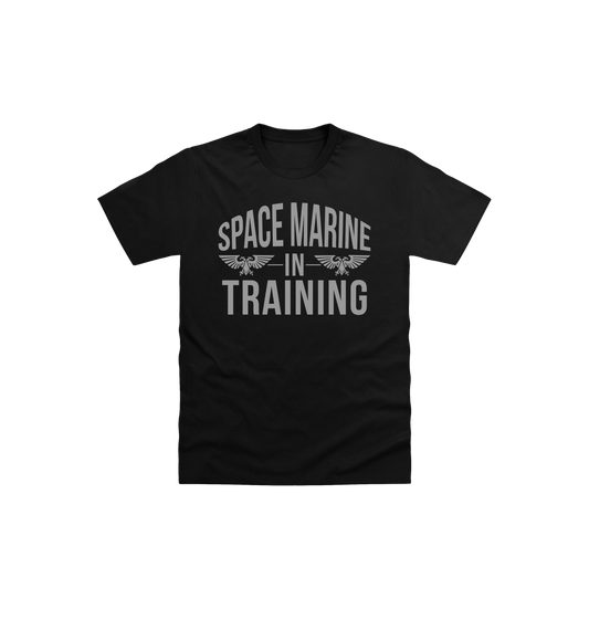 Black Printed Kids T-Shirt