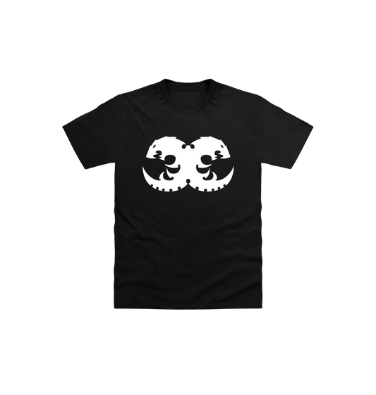 Black Printed Kids T-Shirt