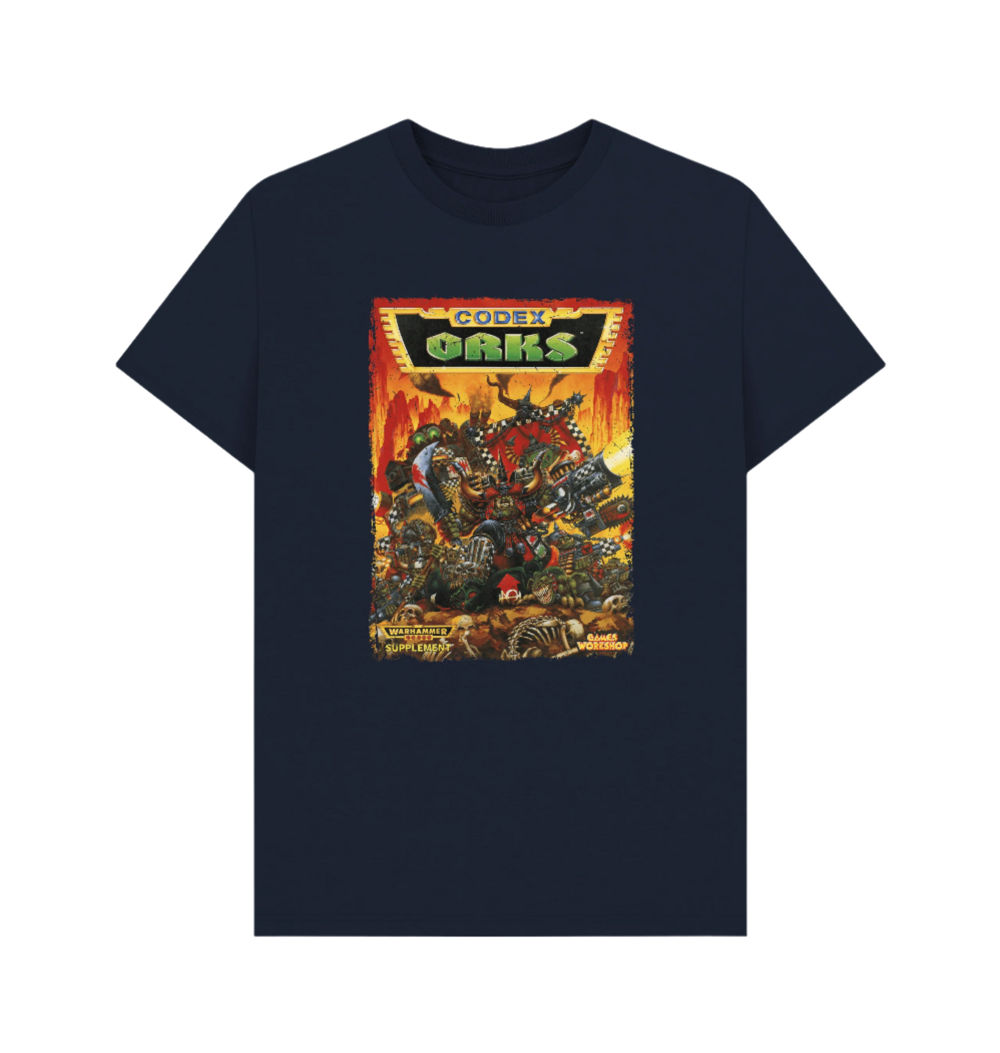 Navy Blue Warhammer 40,000 2nd Edition: Codex Orks T Shirt