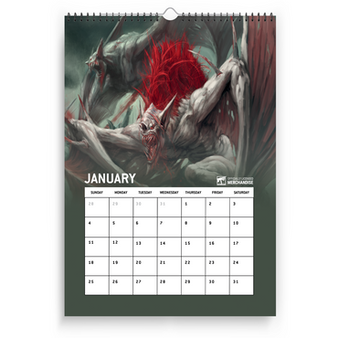 Warhammer Age of Sigmar Grand Alliance Death 2026 Calendar