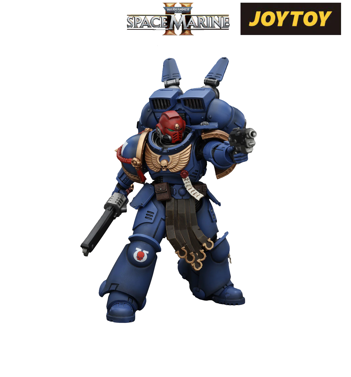 JoyToy Warhammer 40,000: Space Marine 2 Action Figure - Sergeant Gadriel (1/18 Scale)