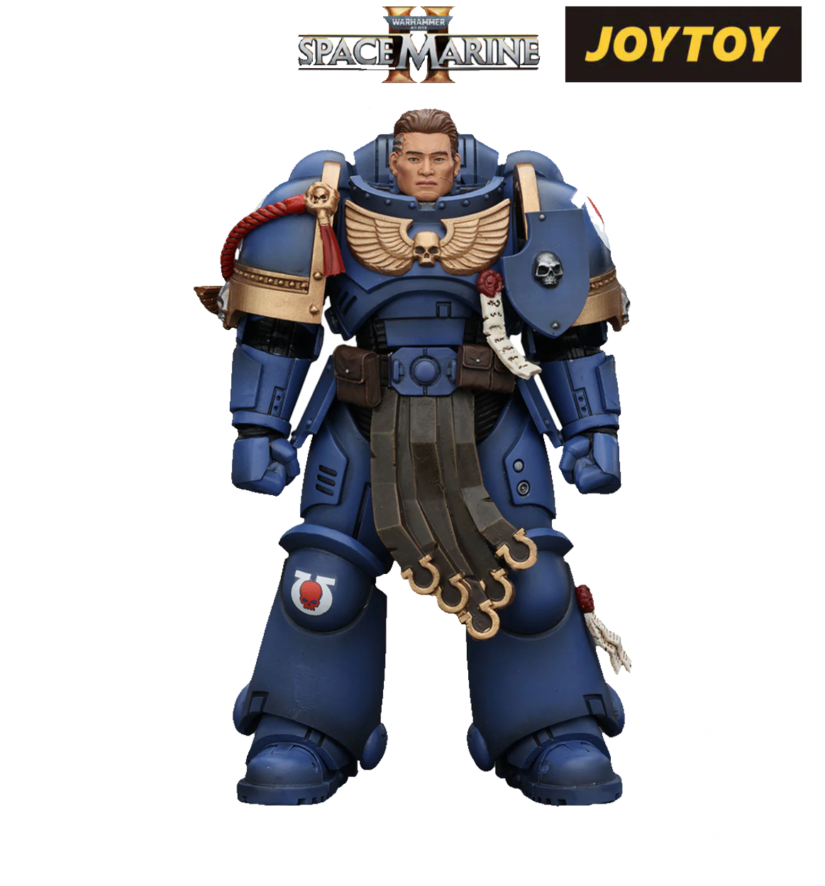JoyToy Warhammer 40,000: Space Marine 2 Action Figure - Sergeant Gadriel (1/18 Scale)