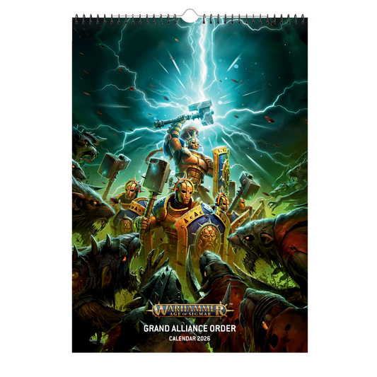 Warhammer Age of Sigmar Grand Alliance Order 2026 Calendar