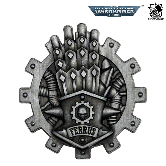 Starforged Warhammer 40,000 Chapter Icon Pin Badge - Iron Hands