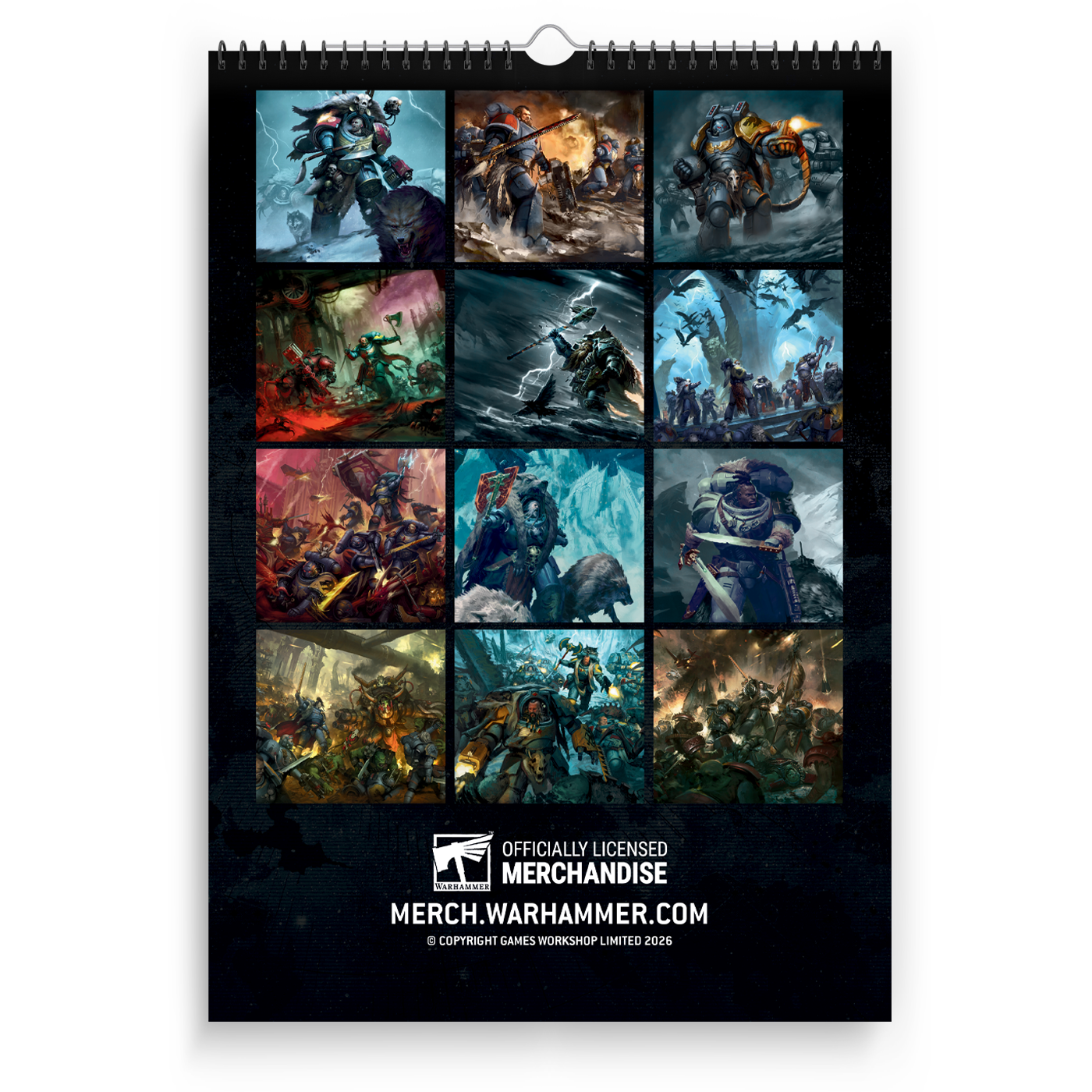 Warhammer 40,000: Space Wolves 2026 Calendar