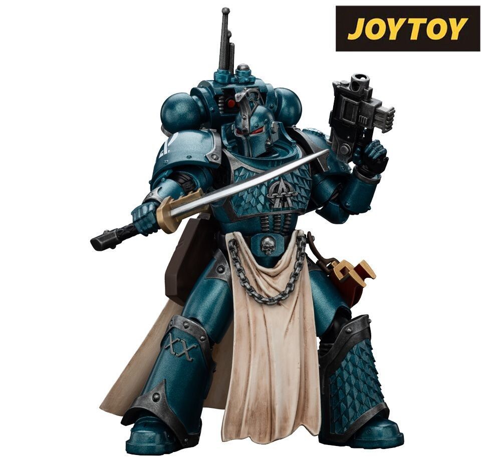 JoyToy Warhammer The Horus Heresy Action Figure - Alpha Legion, Legion Praetor with power sword (1/18 Scale)