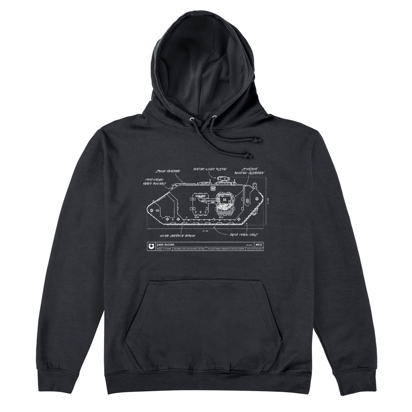 Ultramarines Land Raider Hoodie