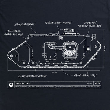 Ultramarines Land Raider Hoodie