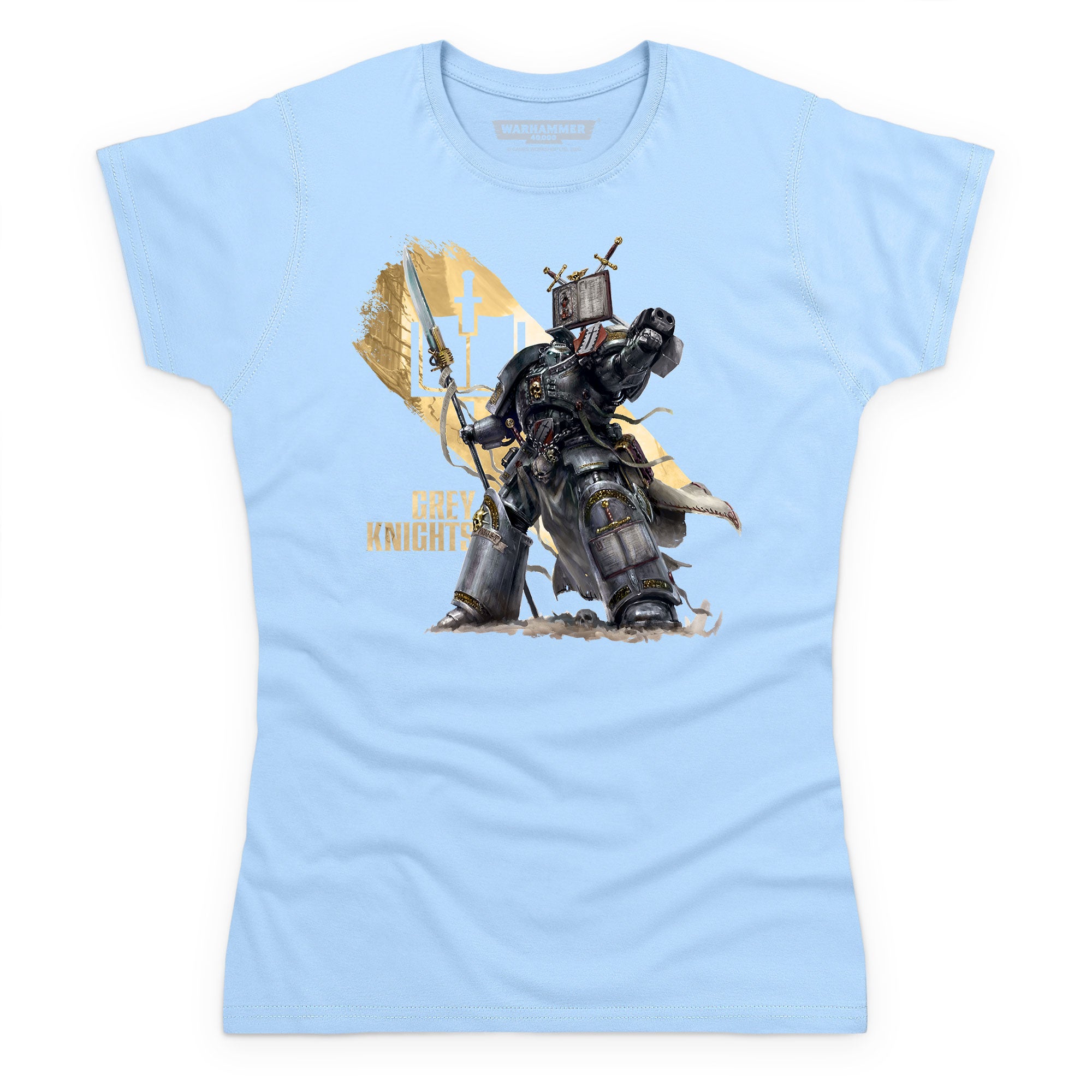 Grey Knights Terminator Fitted T Shirt MERCH.WARHAMMER.COM