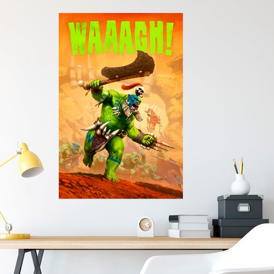 Orruk Warclans Bonesplitterz Slogan Poster