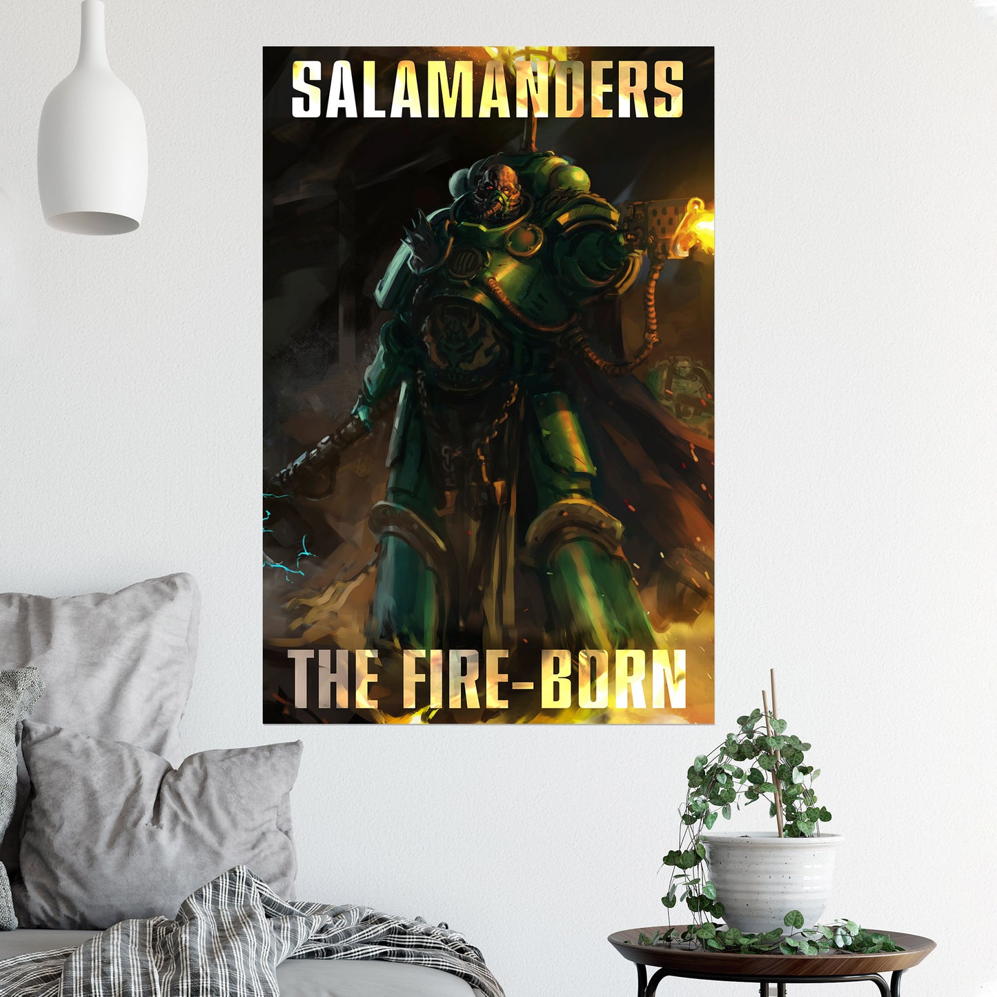 Salamanders Slogan Poster