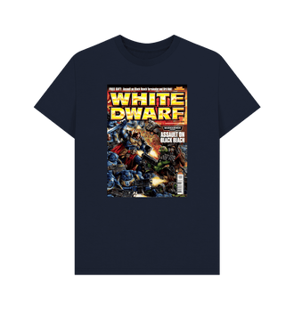 Navy Blue White Dwarf Issue 345 T Shirt