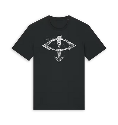 Black Printed T-shirt Front