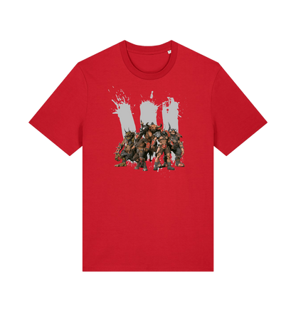 Red Printed T-shirt Front