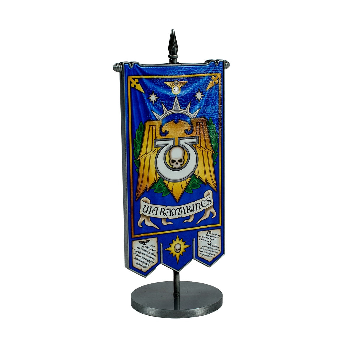 Warhammer 40,000: Ultramarines Chapter Desk Banner — front view