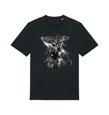 Black Printed T-shirt Front