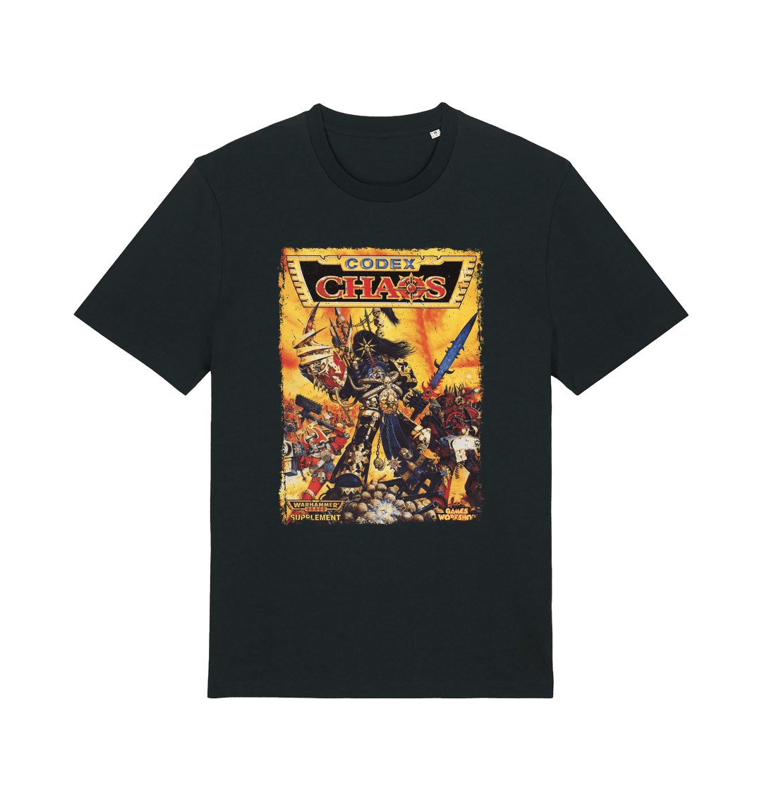 Black Printed T-shirt Front