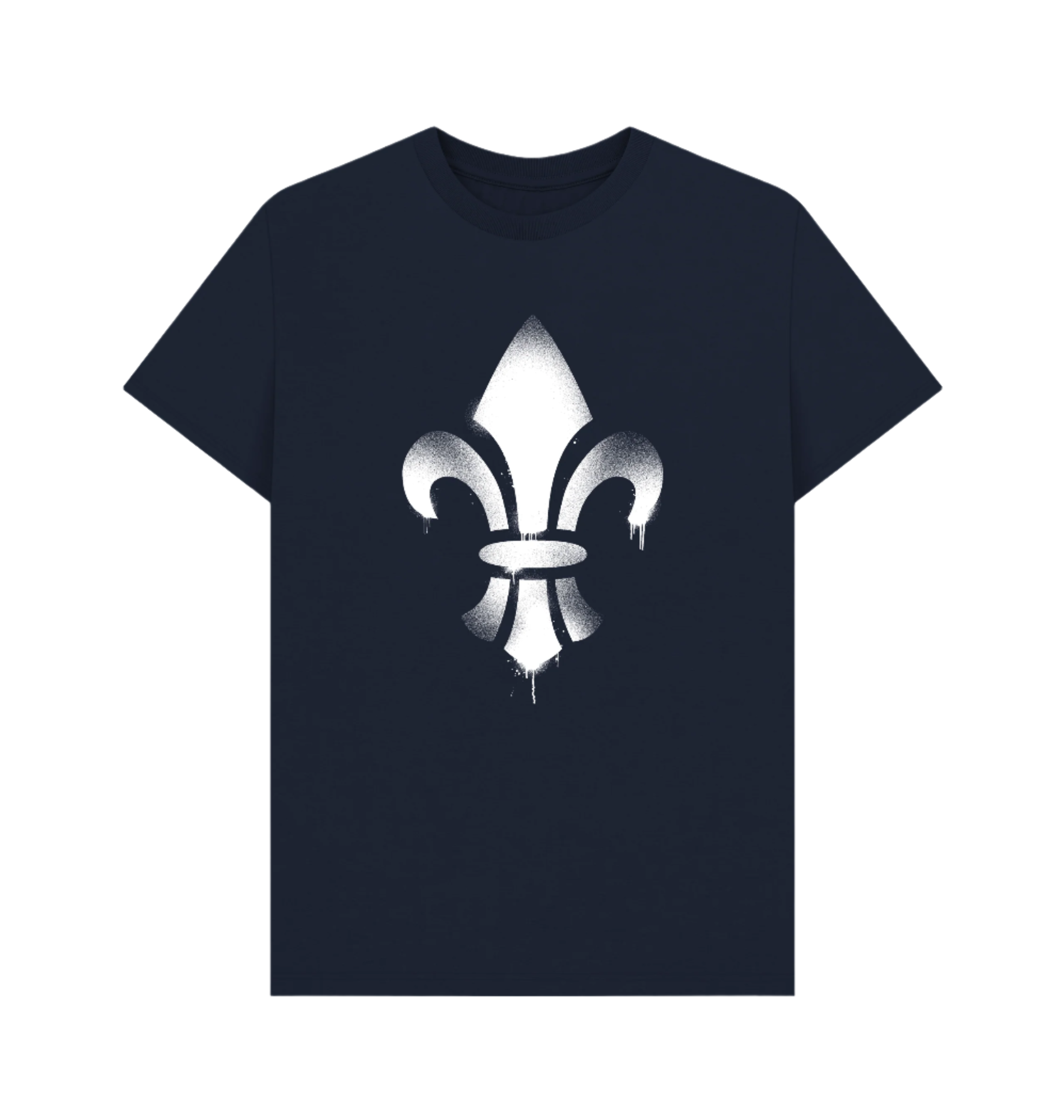 Navy Blue Adepta Sororitas Graffiti Insignia T Shirt