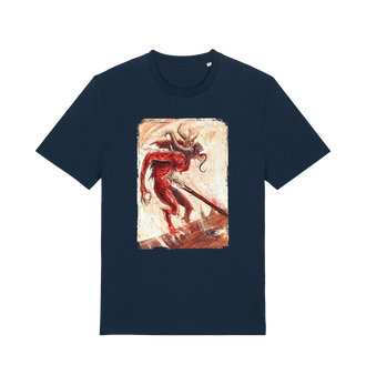 French Navy Printed T-shirt