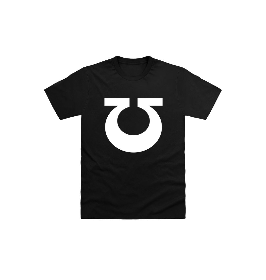 Black Printed Kids T-Shirt