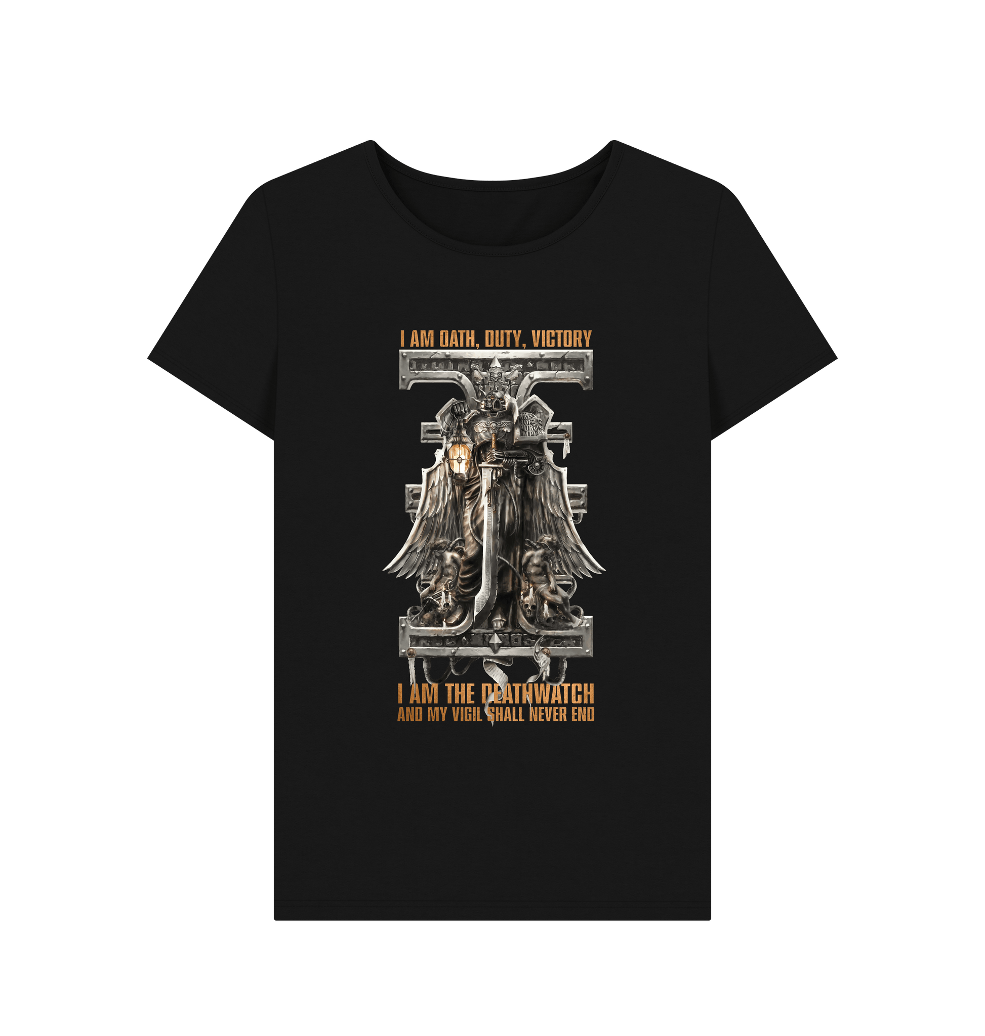 Black Deathwatch 'I am the Deathwatch' Fitted T Shirt