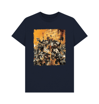 Navy Blue GRIMDARK - Black Templar T Shirt