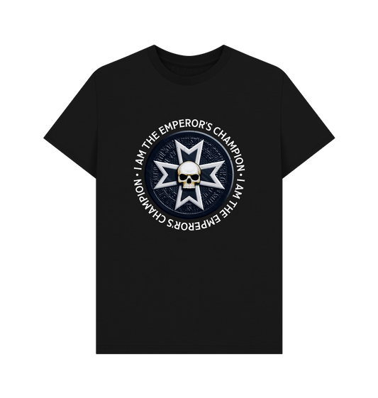 Black Premium Black Templars - Emperor's Champion Logo T Shirt