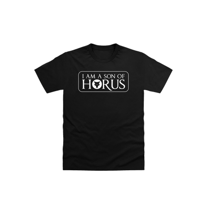 Black Printed Kids T-Shirt