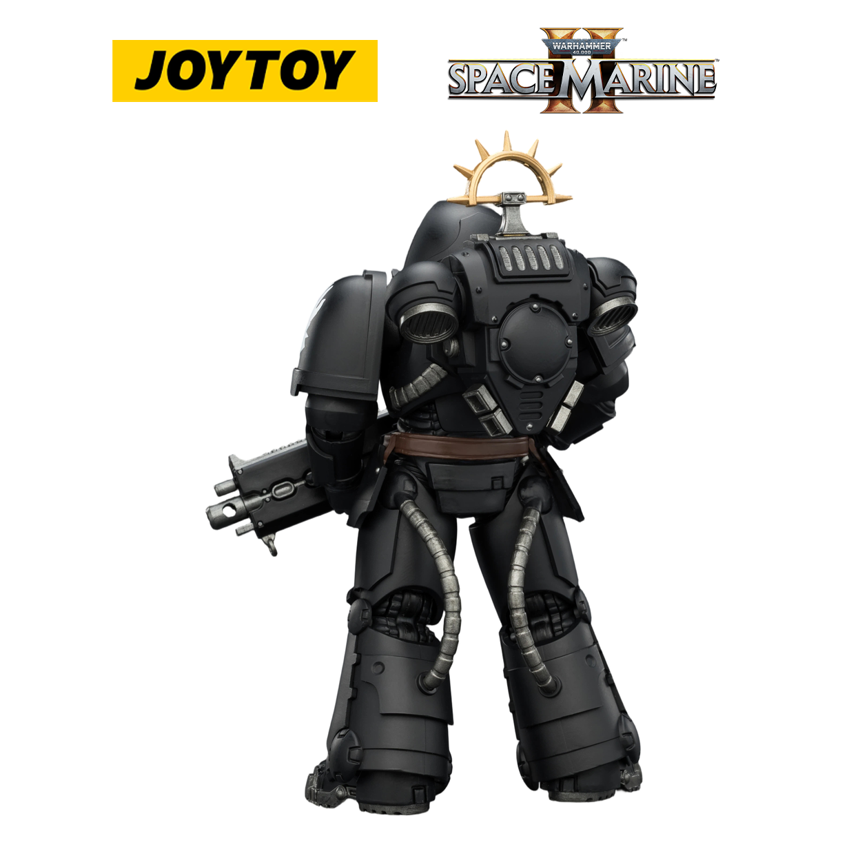 JOYTOY Warhammer 40,000: Space Marine 2 - Game Edition Iron Hands Heavy Intercessor with Heavy Bolt Rifle and Bolt Pistol (1/18 Scale) Preorder