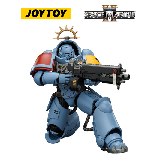 JOYTOY Warhammer 40,000: Space Marine 2 - Game Edition Space Wolves Heavy Intercessor with Heavy Bolt Rifle and Bolt Pistol (1/18 Scale) Preorder