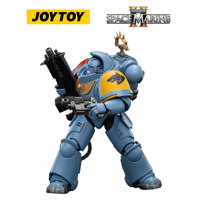 JOYTOY Warhammer 40,000: Space Marine 2 - Game Edition Space Wolves Heavy Intercessor with Heavy Bolt Rifle and Bolt Pistol (1/18 Scale) Preorder