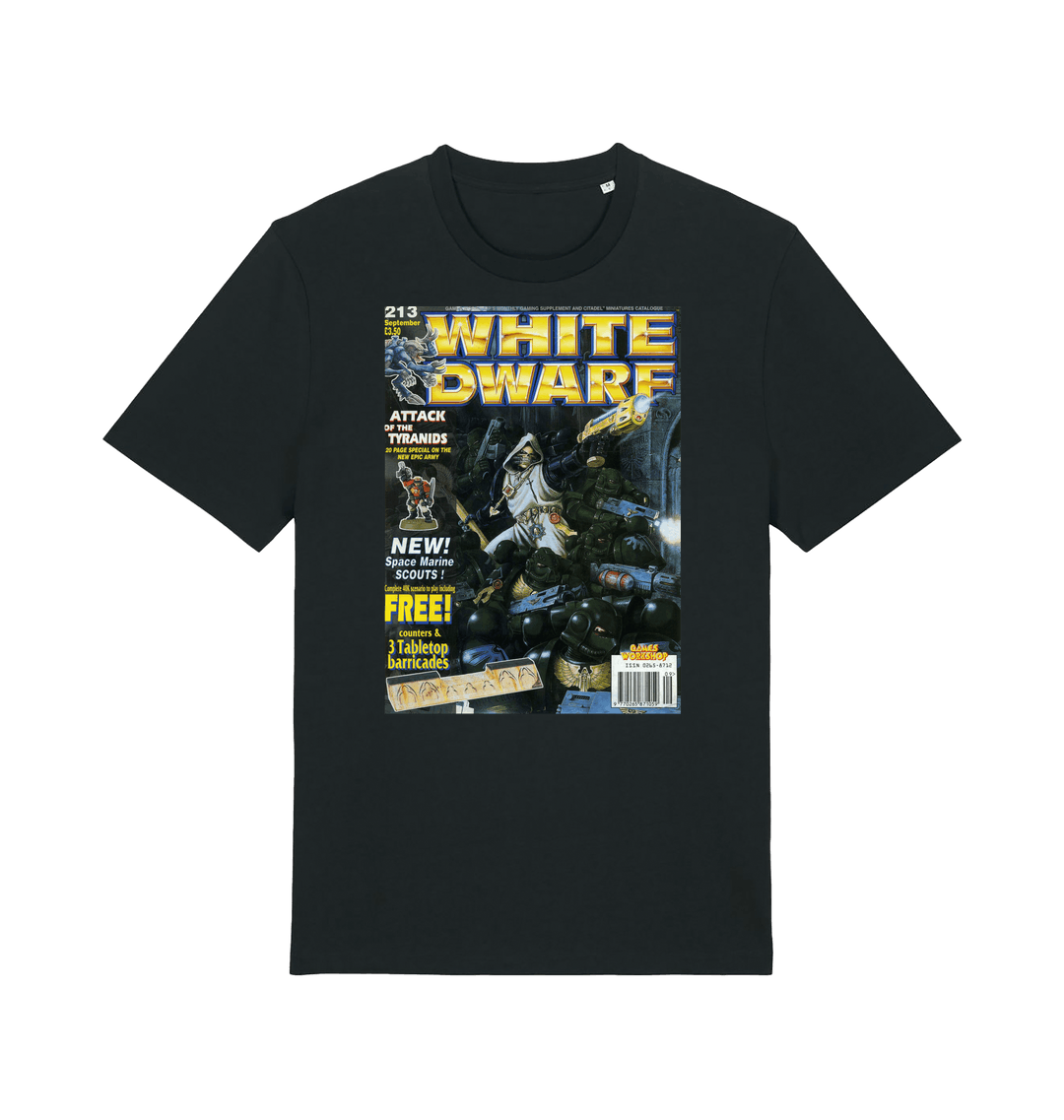 Black Printed T-shirt Front