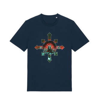 French Navy Printed T-shirt