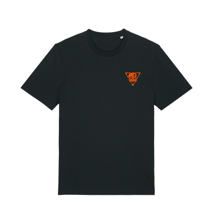 Black Printed T-shirt Front