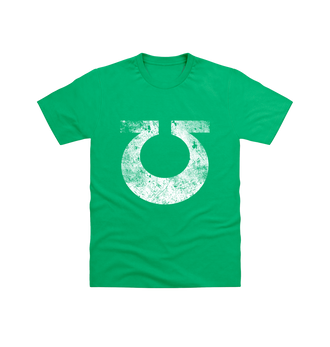 Irish Green Ultramarines Battleworn Insignia T Shirt