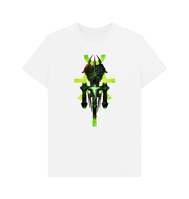 White Necrons Silent King Icon Design White T Shirt