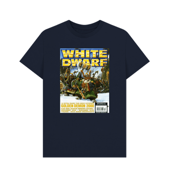 Navy Blue White Dwarf Issue 255 T Shirt