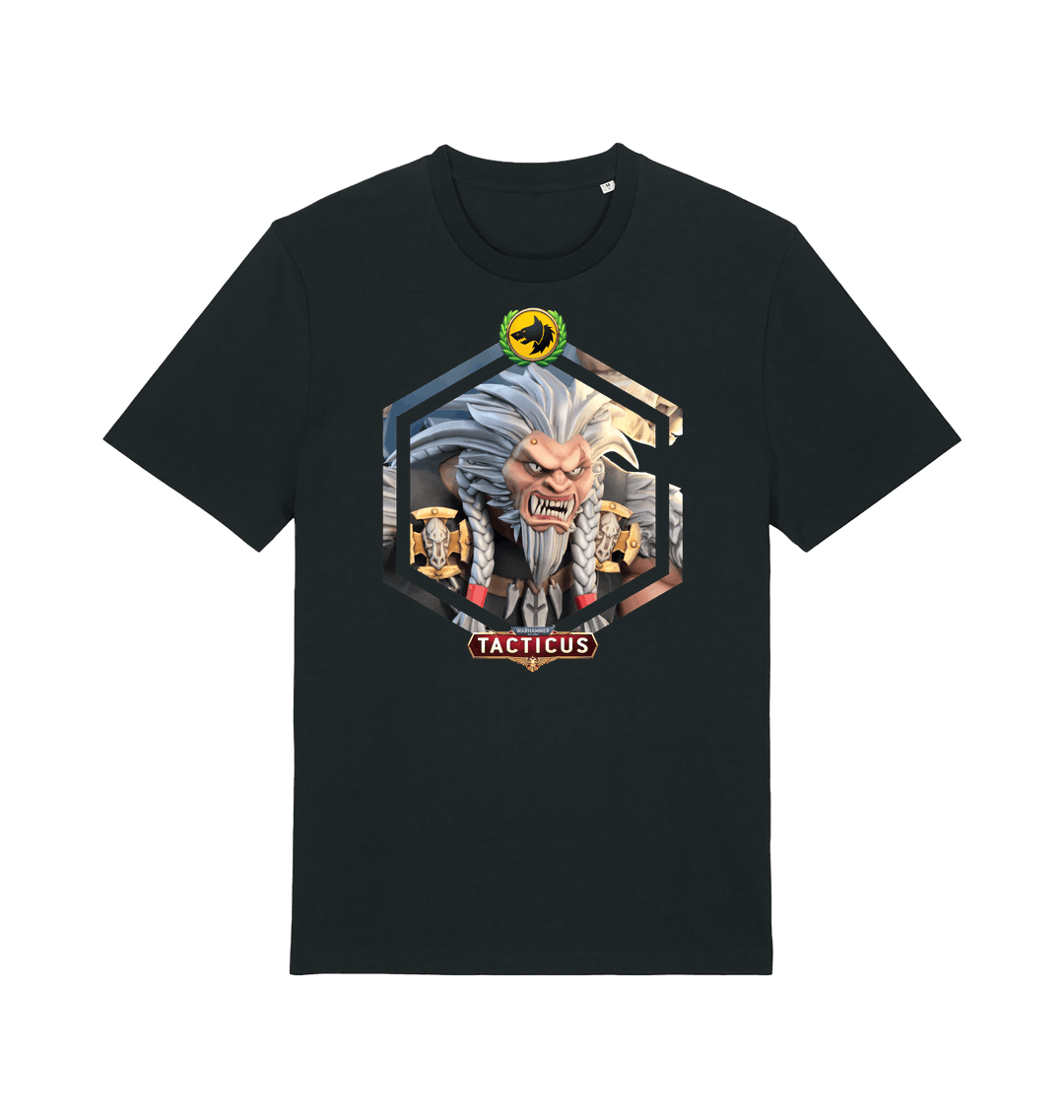 Black Printed T-shirt Front